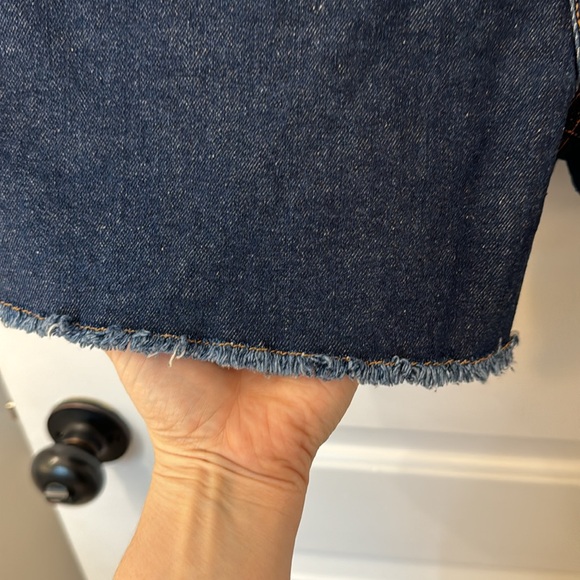 BODEN THE SALCOMBE DARK WASH JEAN SHORT US 6 - Picture 7 of 9